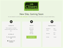 Tablet Screenshot of jbclowes.co.uk